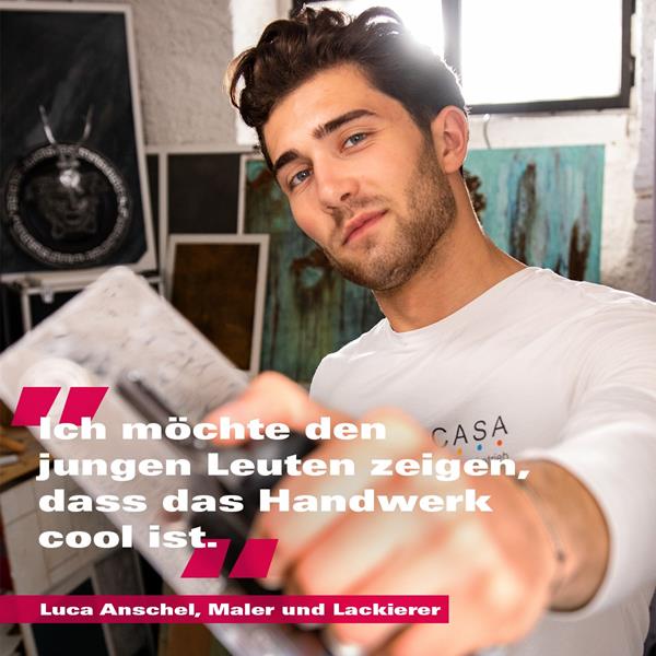 Maler und Lackierer, ein Lehrberuf im Handwerk. Schnapp dir eine Lehrstelle im Handwerk!!!