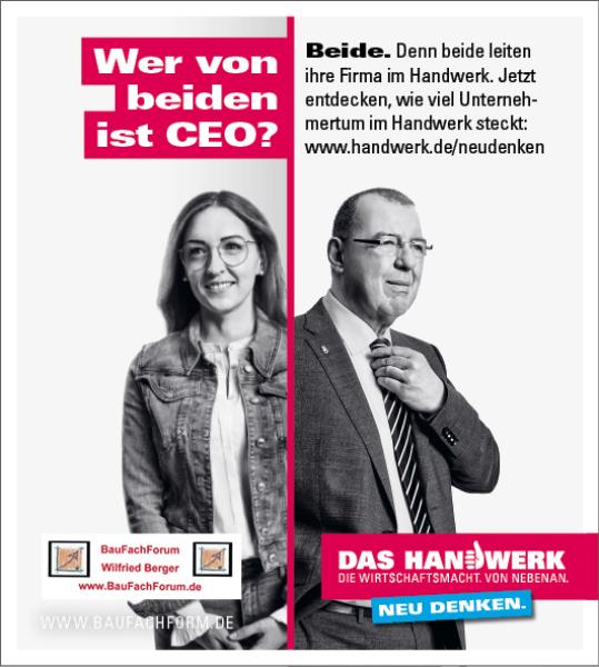 Wer ist der Boss und wer ist uns wichtig? Handwerk neu denken. Das Handwerk in Deutschland und die Berufsausbildung.