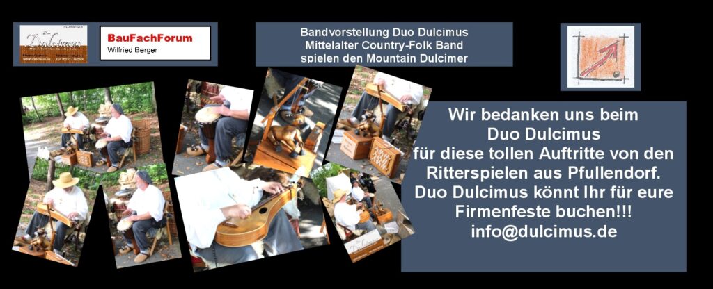 Lehrstellenbörse die Ausbildungsseite Ritterspiele in Pfullendorf Duo Dulcimus Martin Österle und Andreas Schubert Mittelalterlicher Country-Folk