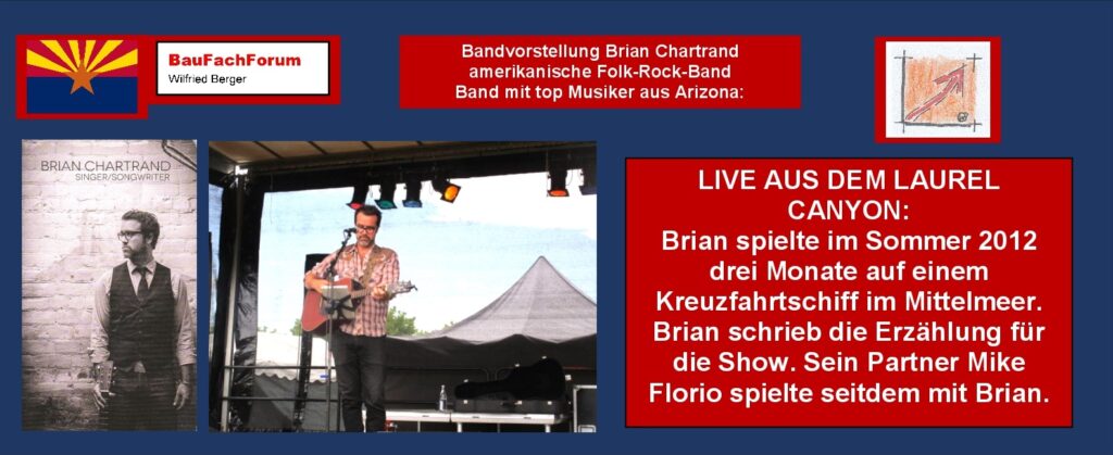 Amerikanischer Folk Rock Brian Chartrand LIVE AUS DEM LAUREL CANYON Brian Chartrand Hollywood