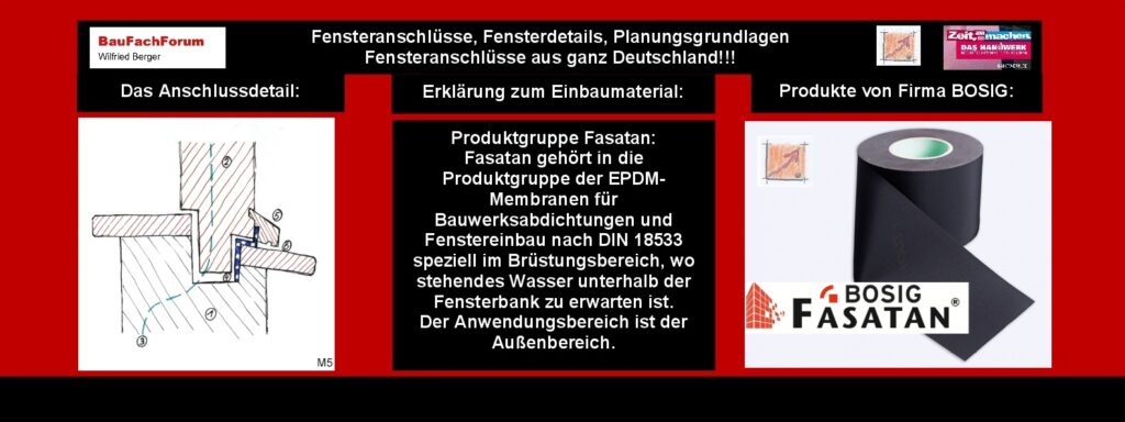 Altbau und Wissen über stehendes Wasser im Fenstereinbau Wasser ist nicht gleich Wasser im Fenstereinbau Diese Grundlage müssen wir uns immer vor Augen halten dass Wasser nicht gleich Wasser ist Das ist auch aus der alten DIN 18195 wie jetzt seit Mitte 2017 mit der neuen Normenreihe DIN 18531 bis DIN 18535 nicht anderst zu verstehen Schlagregen-Wasser Bei schlagregen beispielsweise sind ganz andere Prüf-Grundlagen vorhanden Das heißt dass Schlagregen immer mit Wind und der Physikalischen Einheit Pascal zusammenhängt Das heißt dann dass je höher der Druck Sog des Windangriffes in Pascal ansteigt wird auch eine höhere Schlagregenbeanspruchung gefordert Bauphysikalische Grundlagen im Fenstereinbau