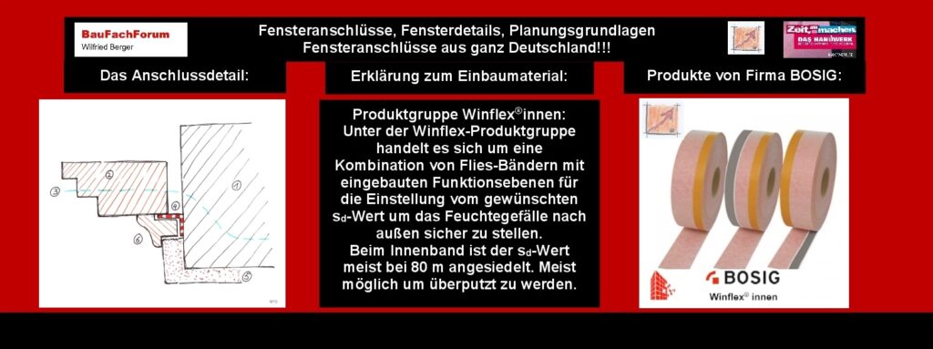 Altbau und Wissen über Fensteranschlussleisten Heißt modernisieren nur das Auge befriedigen Das wird eine Schlüsselstellung im modernen Bauen werden wenn wir alte Bausubstanzen mit neuen Fenstern modernisieren wollen Dann müssen wir klar erkennen dass wir an Fenstereinbaumembranen oder wie dies der Volksmund als Folien bezeichnet unumgänglich sind und bleiben Da hilft auch keinerlei jammern und winden nach einem schönen eingeputztem Fenster Das heißt, die Leiste und der Putz hatten nie eine feste Verbindung Das nennen wir im Bauwesen Baudynaymik ohne Schäden mit Abrissen sicherzustellen Heute meinen wir immer wir könnten alle Materialien mit gegensätzlichen Materialien fest zu verbinden Das ist der Irrtum unserer Schadensgrundlage im modernen Bauen 