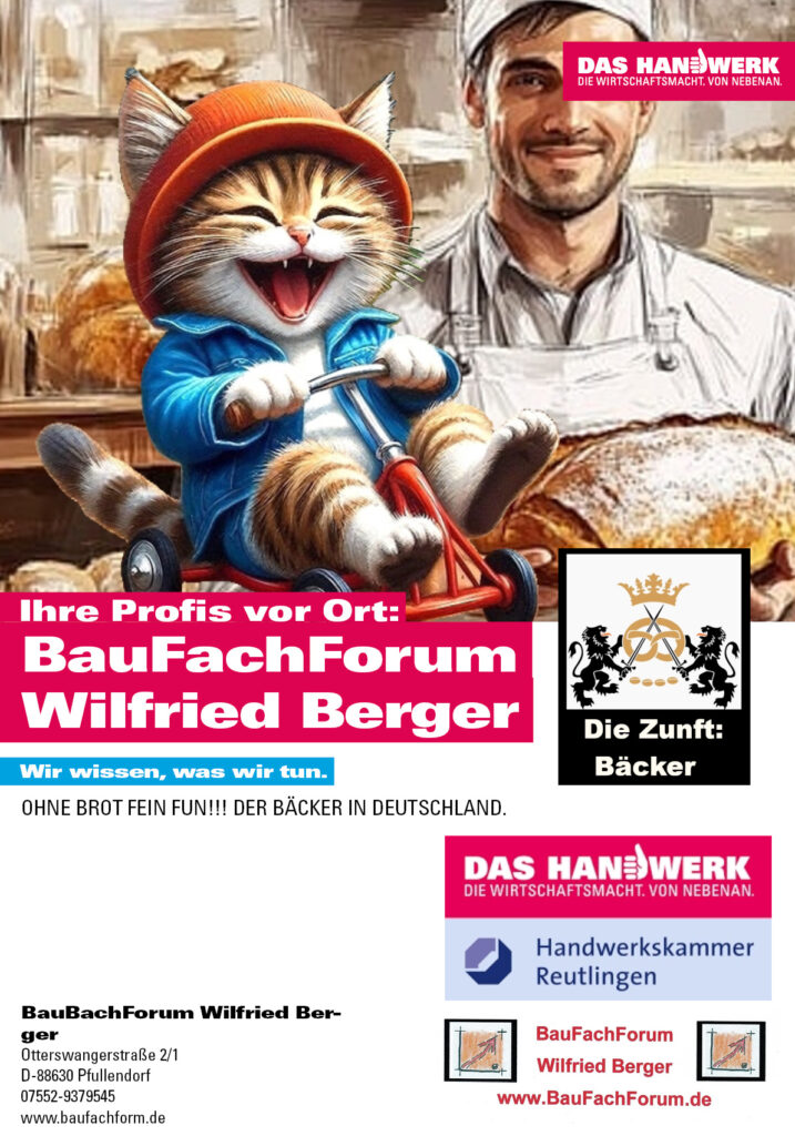 Ohne Brot kein Fun!!! Der Bäcker in Deutschland.