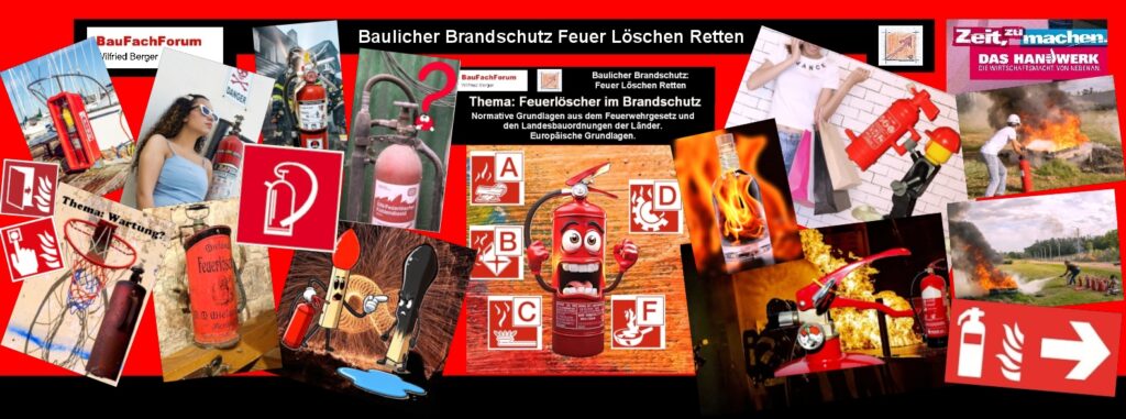 Baulicher Brandschutz Feuer Löschen Retten:
Welche Brandklassen gibt es?
Nach der Normierung DIN EN 2 werden Feuerlöscher in verschiedene Brandklassen eingeteilt. 
Entscheidend bei diesen Einteilungen sind immer die verschiedenen Löschmittel, die dem jeweiligen Brand zugestellt werden. Daher entstehen gerade diese Klassen. 
Unterschieden wird hier unter A, B, C, D und F. Die Brandklasse E wurde ersatzlos abgeschafft. 
Einfach das Bild anklicken und Ihr kommt auf ein spannendes Video vom BauFachForum, meist passend zum Thema. Dabei verlässt Ihr das BauFachForum und kommt auf die YouTube-Seite vom BauFachForum.
