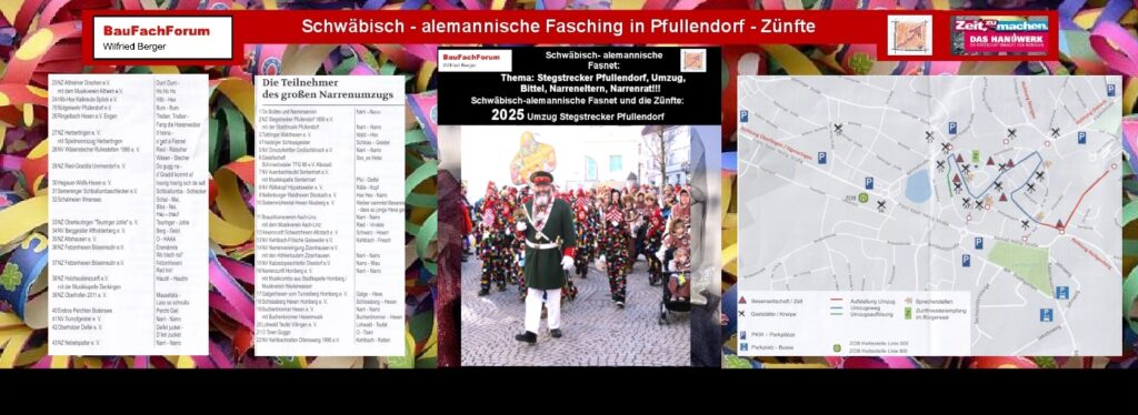 Was ist Pfullendorf aus alter Zeit:
Unter Pfullendorf versteht man eine kleine Stadt in Baden Württemberg. Der dazugehörige Landkreis ist dabei Sigmaringen. 1220 erhielt Pfullendorf das Stadtrecht. Damit war Pfullendorf von 1282 bis 1803 eine alte überlieferte freie Reichstadt.
Was ist eine freie Reichsstadt?
Darunter verstand man aus dem 15. Jahrhundert eine Stadt, die das Recht hatte autonom oder besser verstanden ohne eine höhere Gesetzgebung eigene Gesetze und Handelsrechte wie aber auch Handwerkerrechte zu bestimmen. Dazu auch der Begriff Stadtgemeinden des Heiligen Römischen Reiches. Diese Städte waren gleichfalls im Reichstag eingebunden und dort vorstellig. Dabei unterstanden die freien Reichsstädte keinem höhergelegenen Reichsfürsten. Sie unterstanden direkt dem Kaiser oder den Königen. Man nannte das reichsunmittelbar. Die einzige regionale Obrigkeit war allerdings die katholische Kirche, bei der meist immer ein Bischof in der freien Reichstadt ansässig war. Er war der direkte nominale Landesherr. Er unterhielt natürlich Sonderprivilegien, wie bei jeder anderen Reichstadt auch. 
Also, unterschieden wird zwischen einer freien Reichstadt wie Pfullendorf und einer gewöhnlichen Reichstadt. Wenn allerdings das Bistum in beiden Fällen die Regionale Stadtverwaltung überschattete.
Wobei wir jetzt schon bei der Fasnet und der katholischen Kirche angekommen sind. Also alle Fasnachts-Handlungen in alter Zeit wohl von der Stadt selber gedeckt waren. Nicht aber von der Kirche. Sie wurden als heidnisch angesehen und zum Teil auch verboten.    
Aus der Frühgeschichte von Pfullendorf:
Die heutige Fasnacht mit den wilden Geister und Gesellen, zeigt eigentlich gerade die Struktur Pfullendorfs aus dem Mittelalter auf. Daher verstehen wir die Fasnet vielleicht besser, wenn wir uns mal der Geschichte wie hier aus Pfullendorf ein wenig genauer anschauen. 
Begriffe zum Thema freie Reichstadt:
Frankfurt, Nürnberg, Weißenhorn, Mühlhausen, Köln, Nordhausen, Köln, Regensburg, Mittelalter, heiliges römisches Reich.  
Einfach das Bild anklicken und Ihr kommt auf ein spannendes Video vom BauFachForum, meist passend zum Thema. Dabei verlasst Ihr das BauFachForum und kommt auf unsere YouTube-Seite.
Hier im Video seht Ihr einen Eindruck aus der Zeit im Mittelalter aus den Ritterspielen aus Pfullendorf. 
